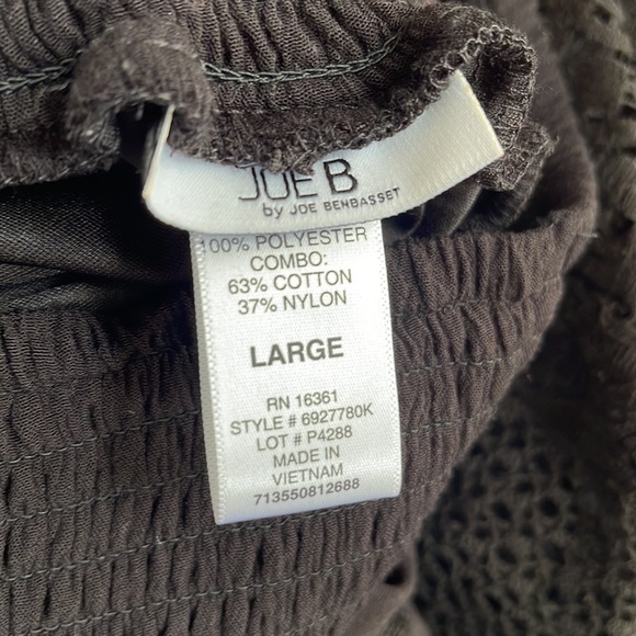 JOE B BY JOE BENBASSET Black Maxi Skirt SIZE LARGE - Picture 4 of 4